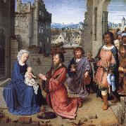 Gerard David The Adoration ofthe Kings Spain oil painting artist